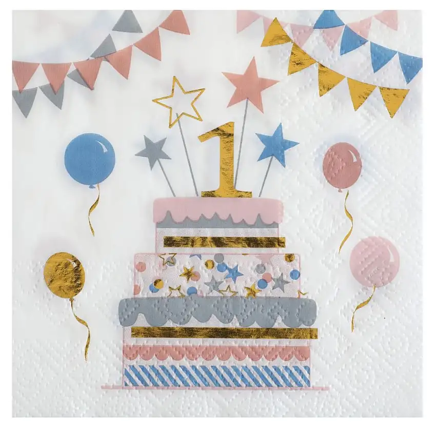 1 År Servetter