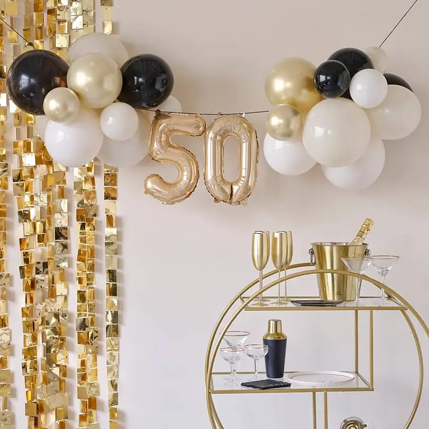 50 År Födelsedag Ballonggirlang