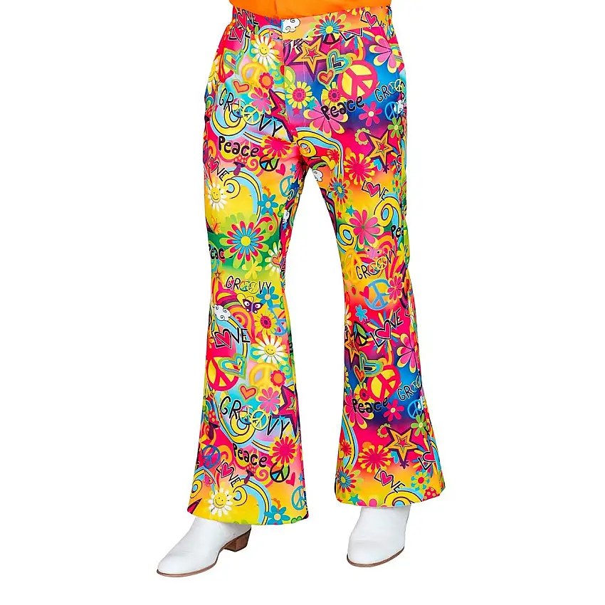 60-tals Hippie Byxor Herr