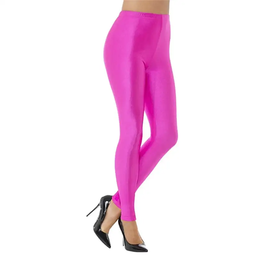 80-tals Disco Spandex Leggings Rosa