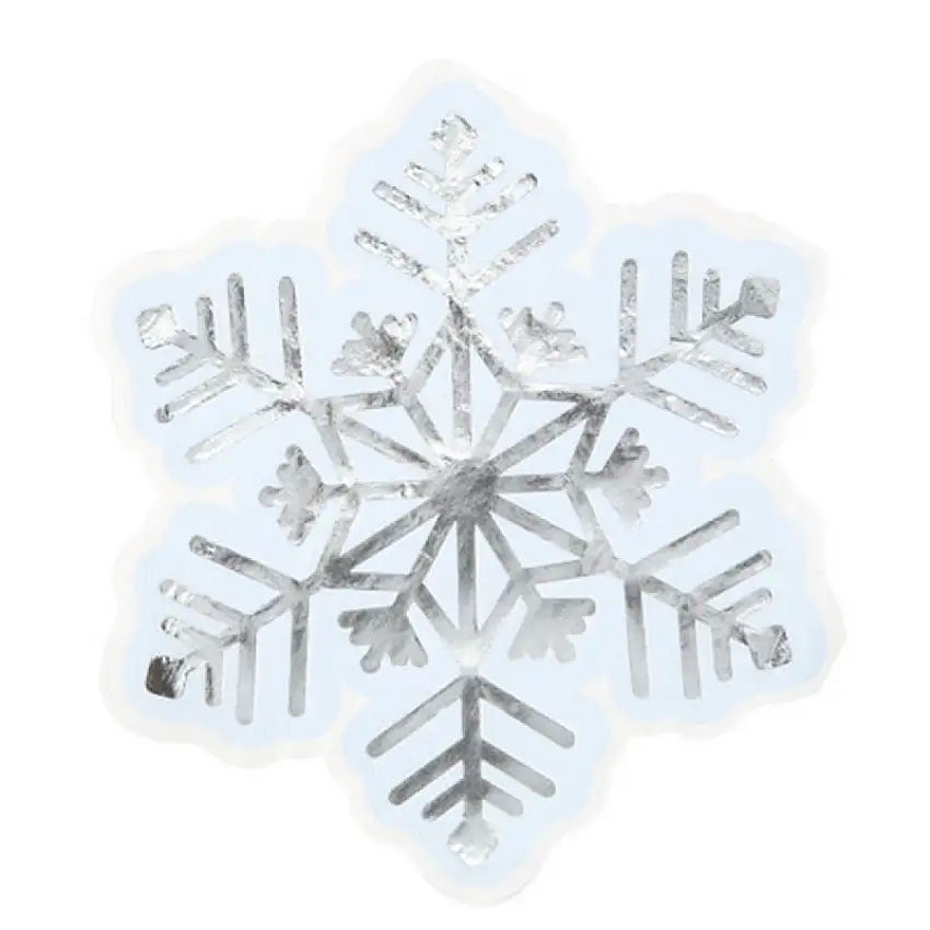 Snöflinga Servetter Ljusblå/Silver