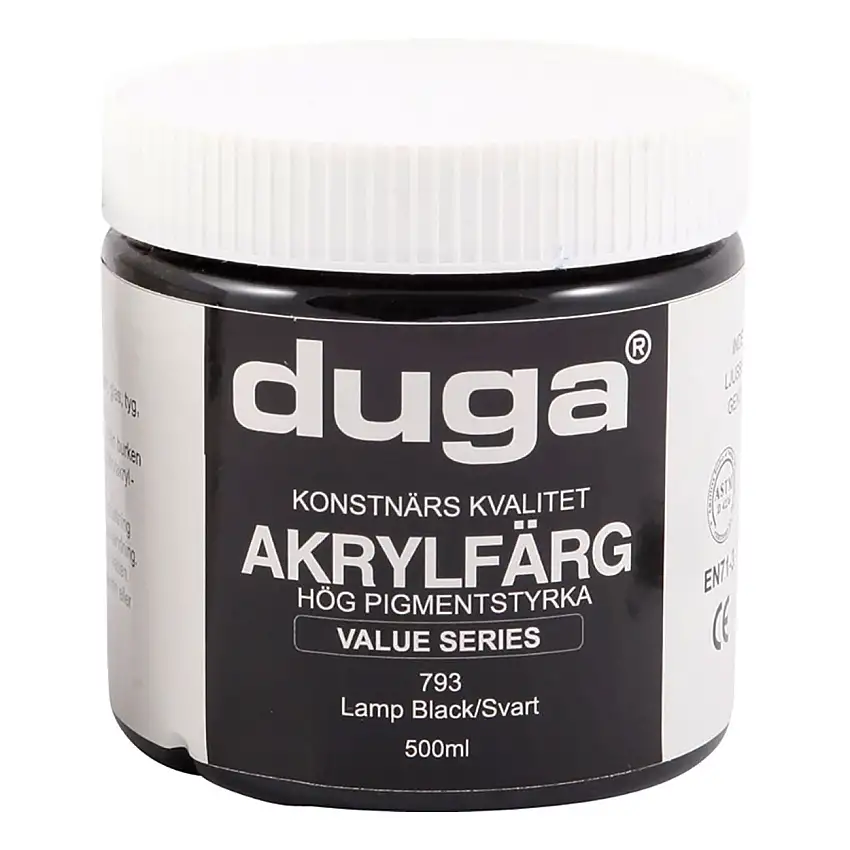 Akrylfärg Svart