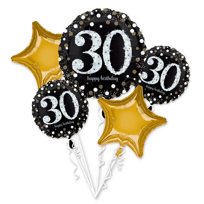 30 År Födelsedag Ballongbukett