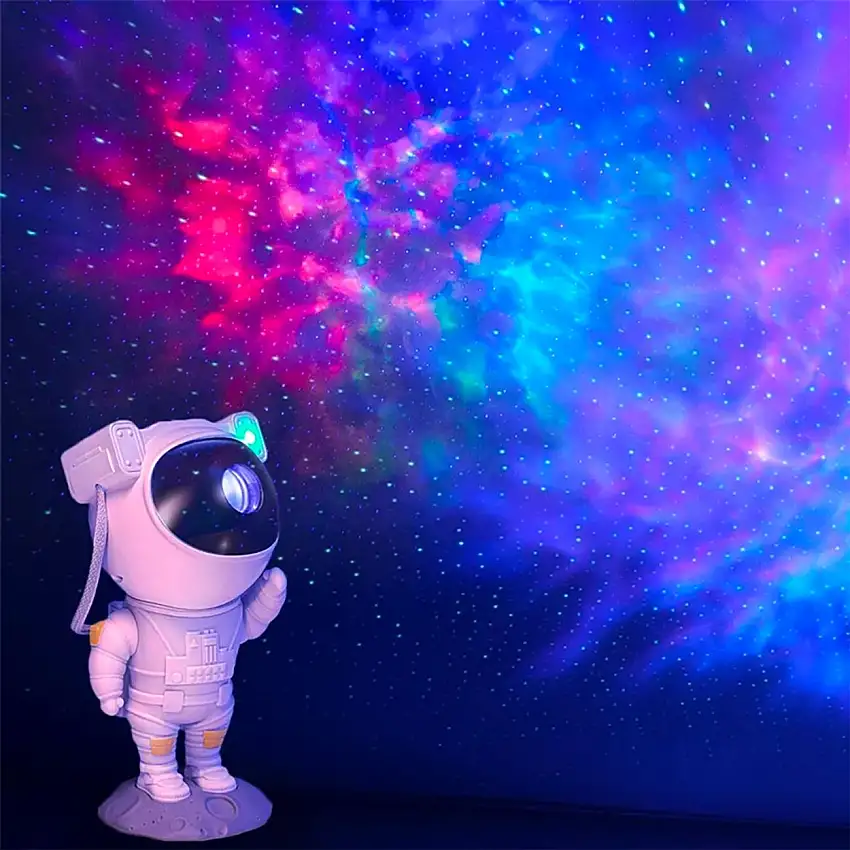 Astronaut Laserprojektor Rymden