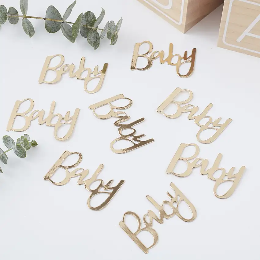 Baby Konfetti Guld