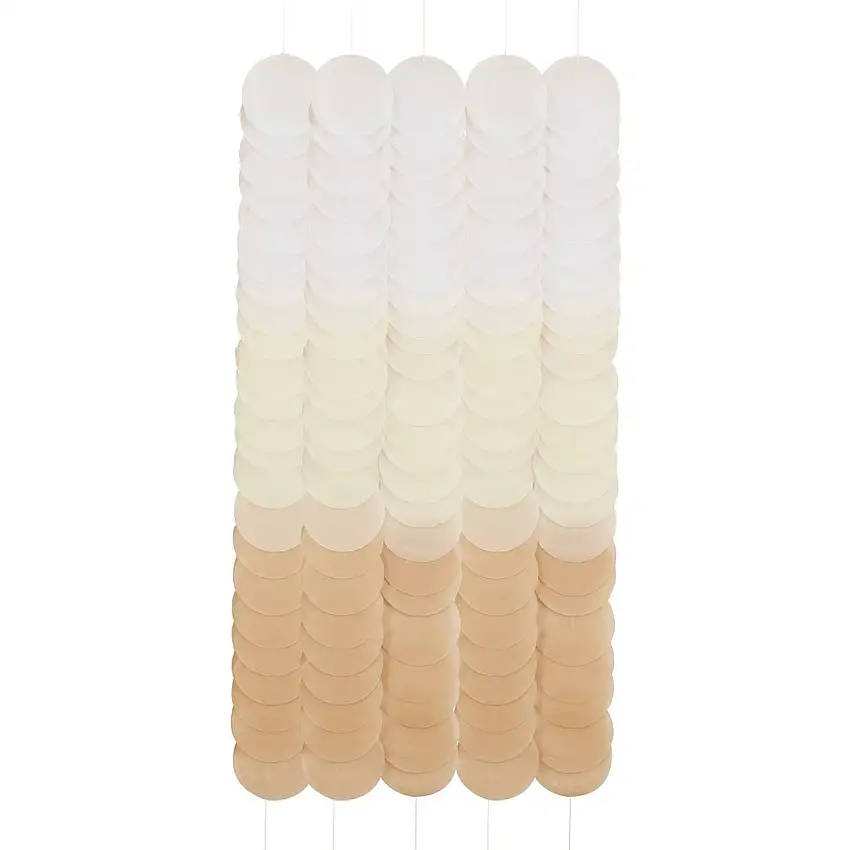 Backdrop Cirklar Beige Mix