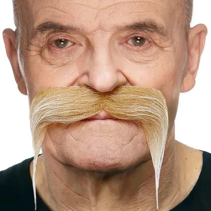 Bandit Mustasch Blond