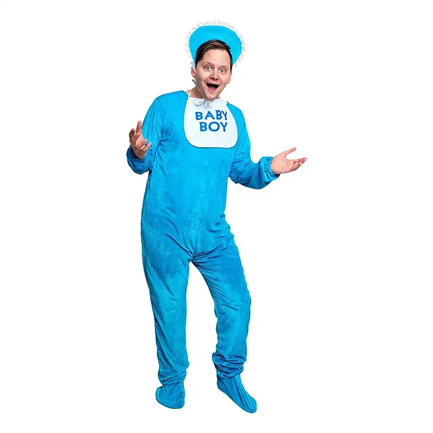 Big Baby Blå Maskeraddräkt