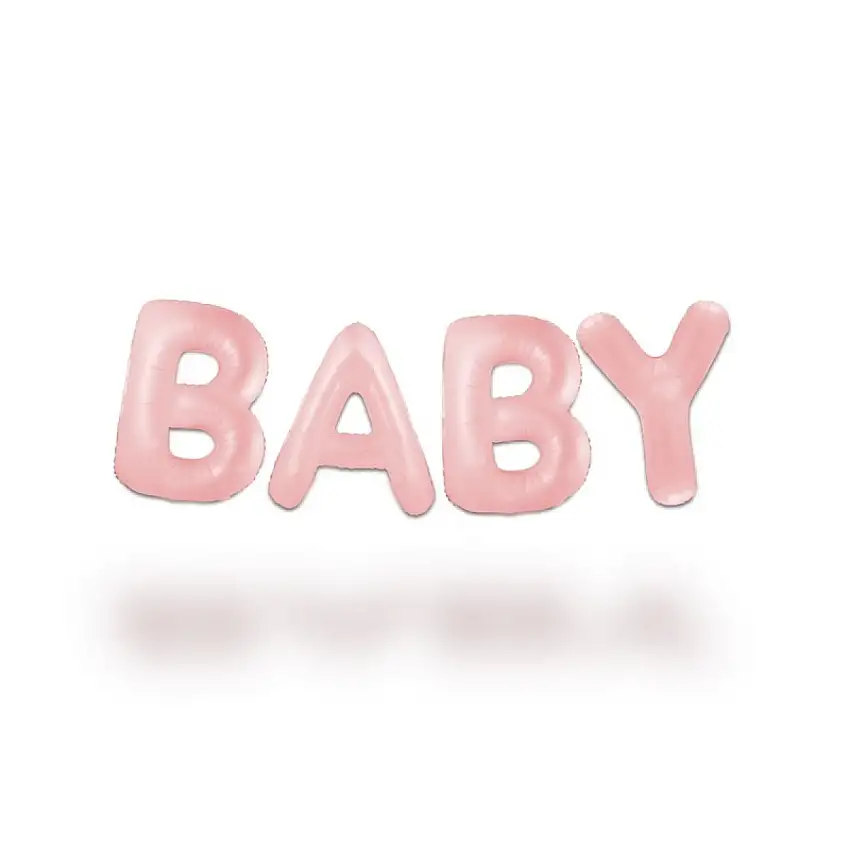Baby Ballonggirlang Pastellrosa