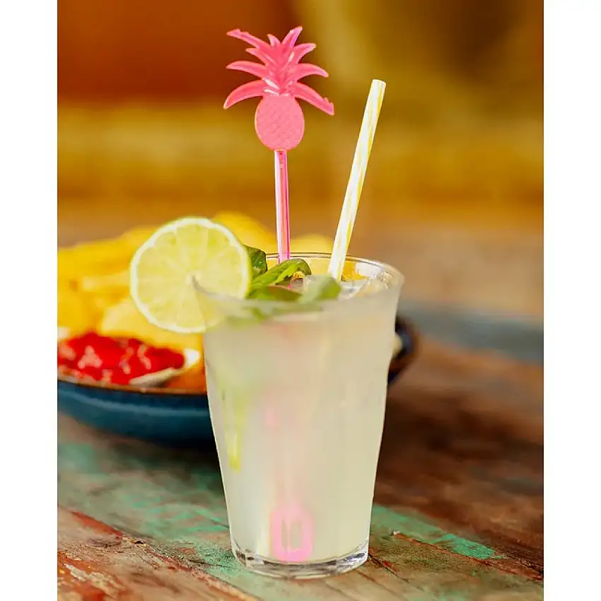 Ananas Drinkpinnar Multifärgade
