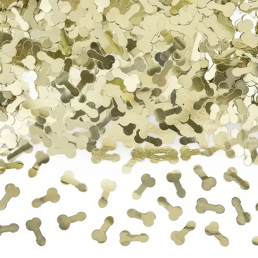 Bordskonfetti Penisar Guld