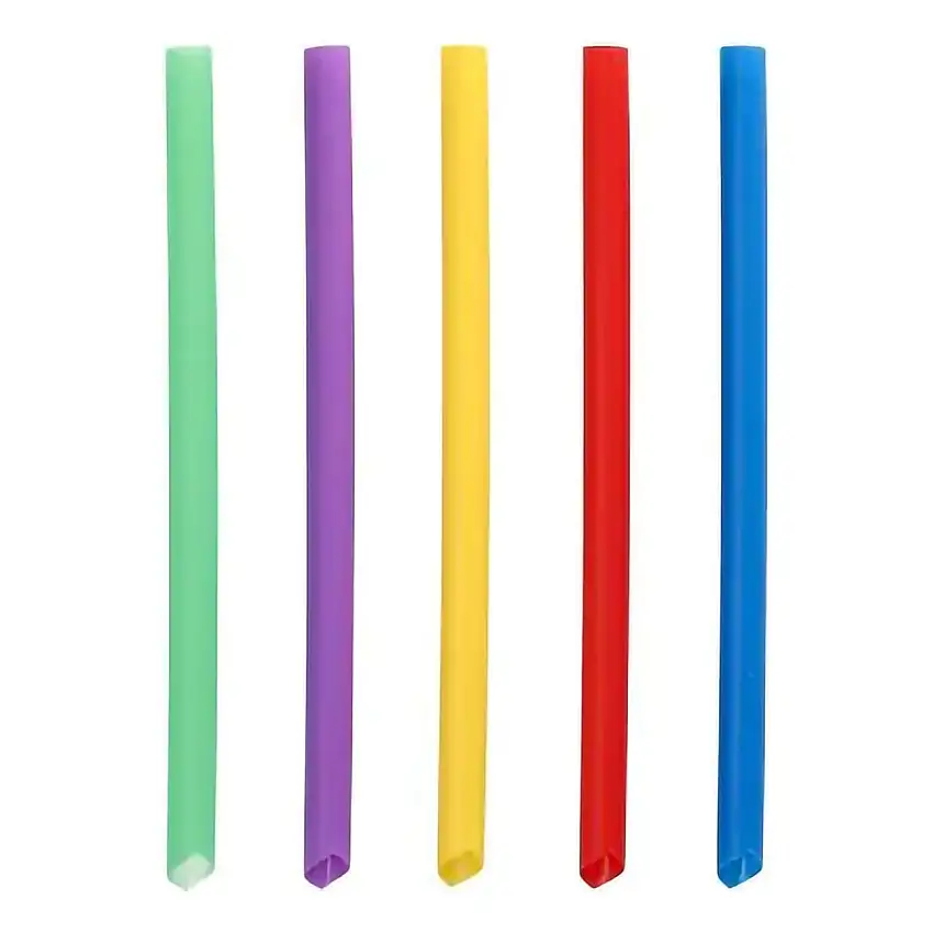 Bubble Tea Sugrör i Plast Mix
