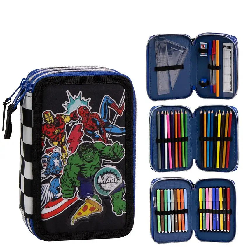 Avengers® Pennfodral & Tillbehör Svart/Blå