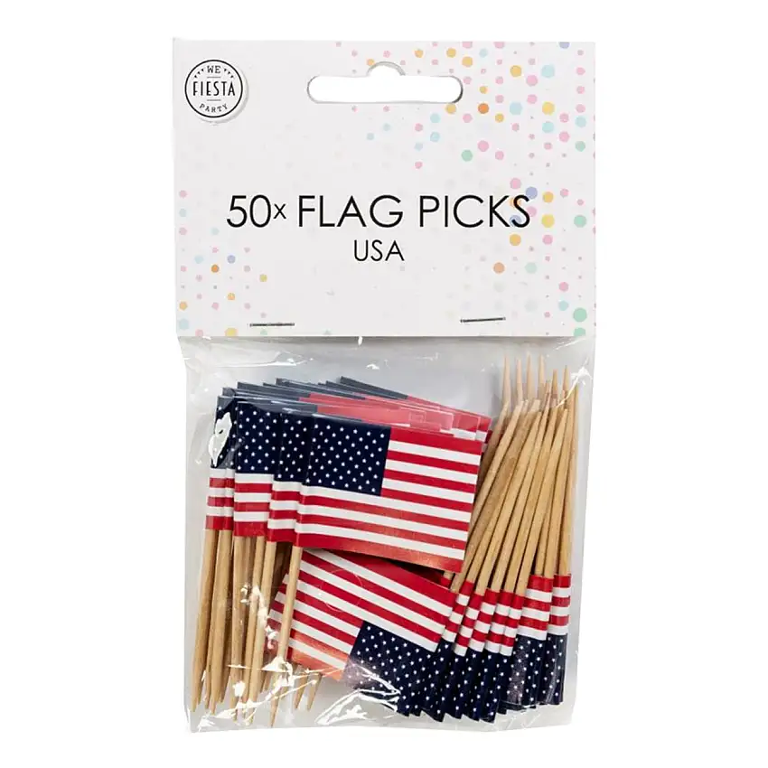 Partypicks Flaggor USA