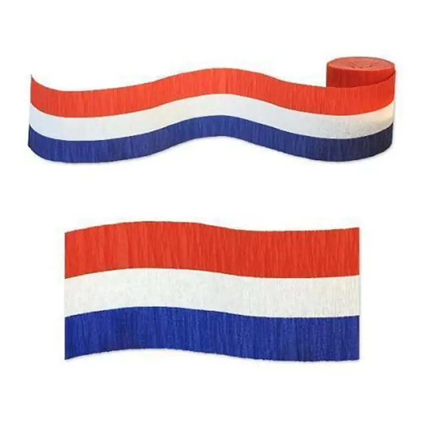 Creperulle Röd/Vit/Blå