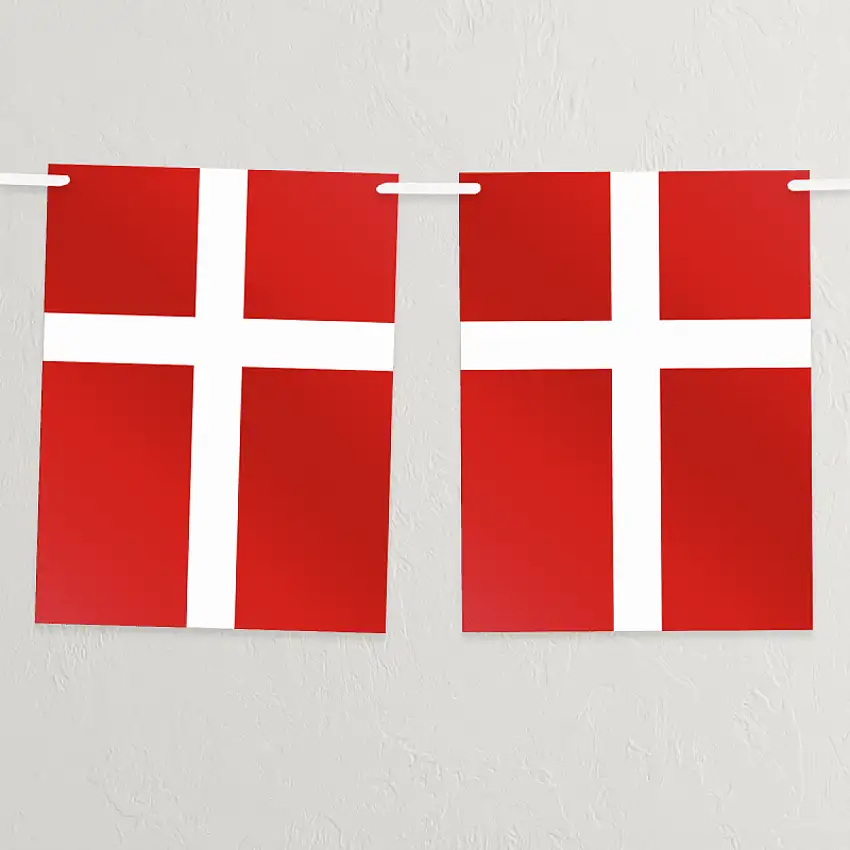 Flaggirlang Danska Flaggor