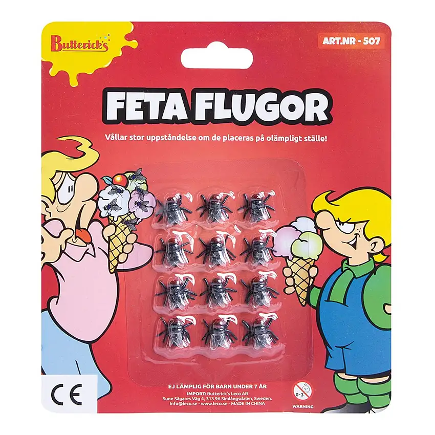 Butterick's Feta Flugor Skämtartikel