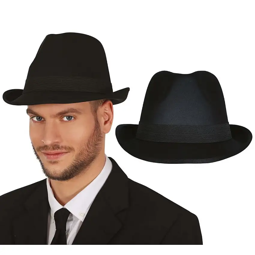 20-tal Fedora Svart