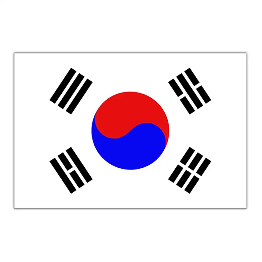 Flagga Sydkorea