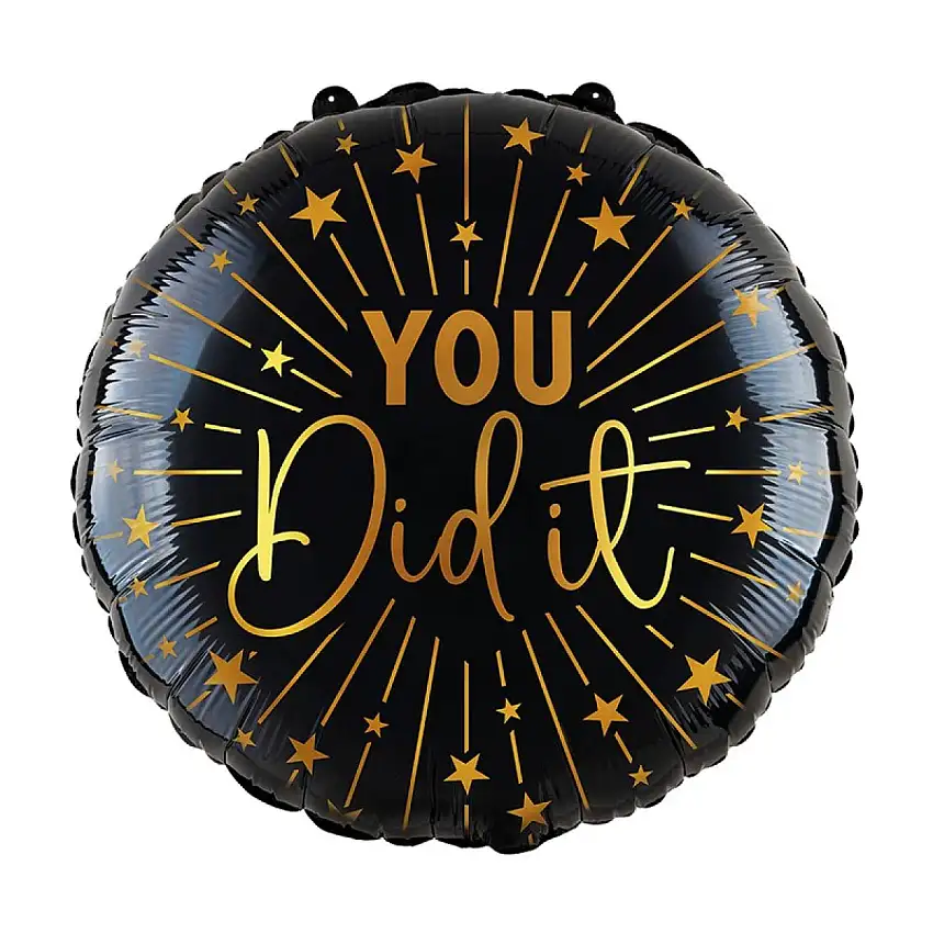 You Did It Golden Celebrations Folieballong