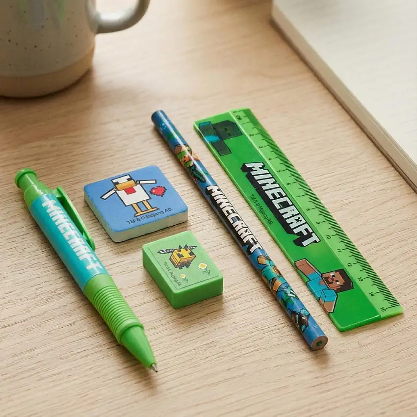 Minecraft® Skolstart Skrivset