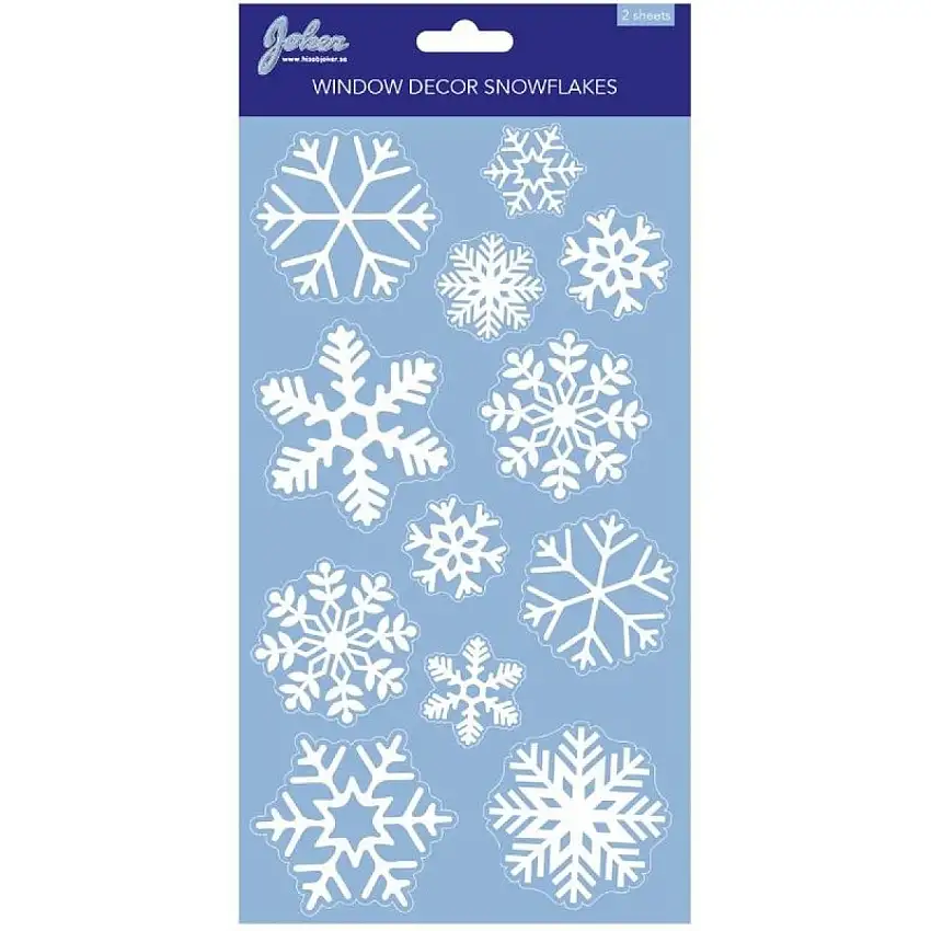 Snöflingor Fönsterklistermärken