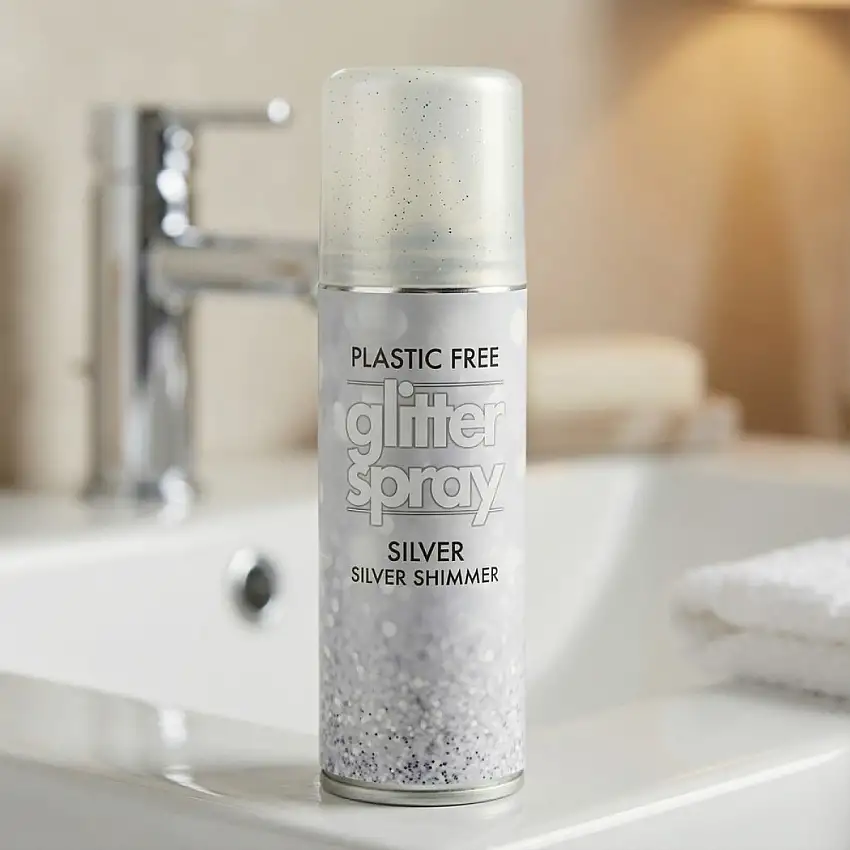 Hår- Och Kroppsspray Glitter Silver