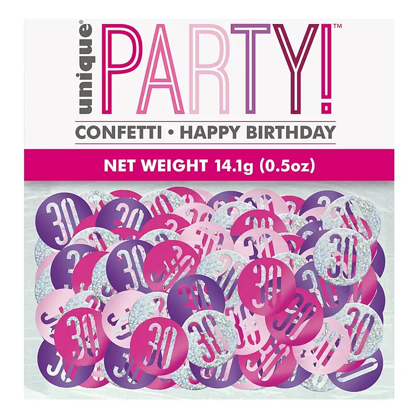 Konfetti Rosa 30