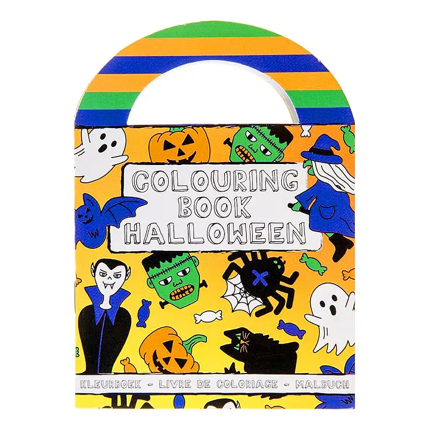 Målarbok Halloween