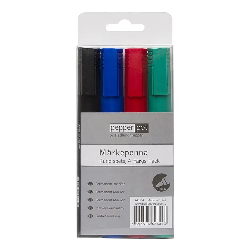 Märkpennor Rund Spets
