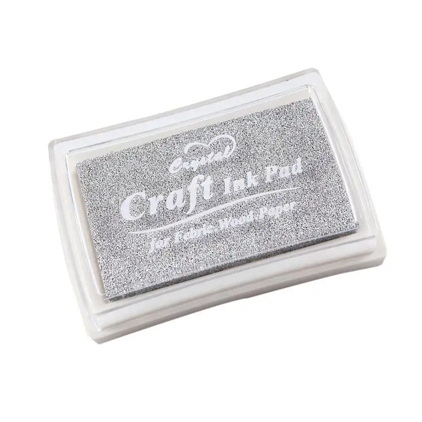 Extra Stämpelfärg Till Fingeravtryck Silver