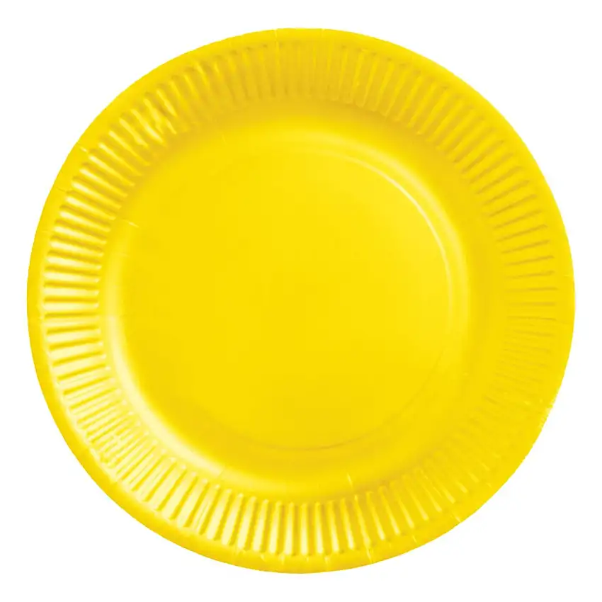 Papperstallrikar Gula