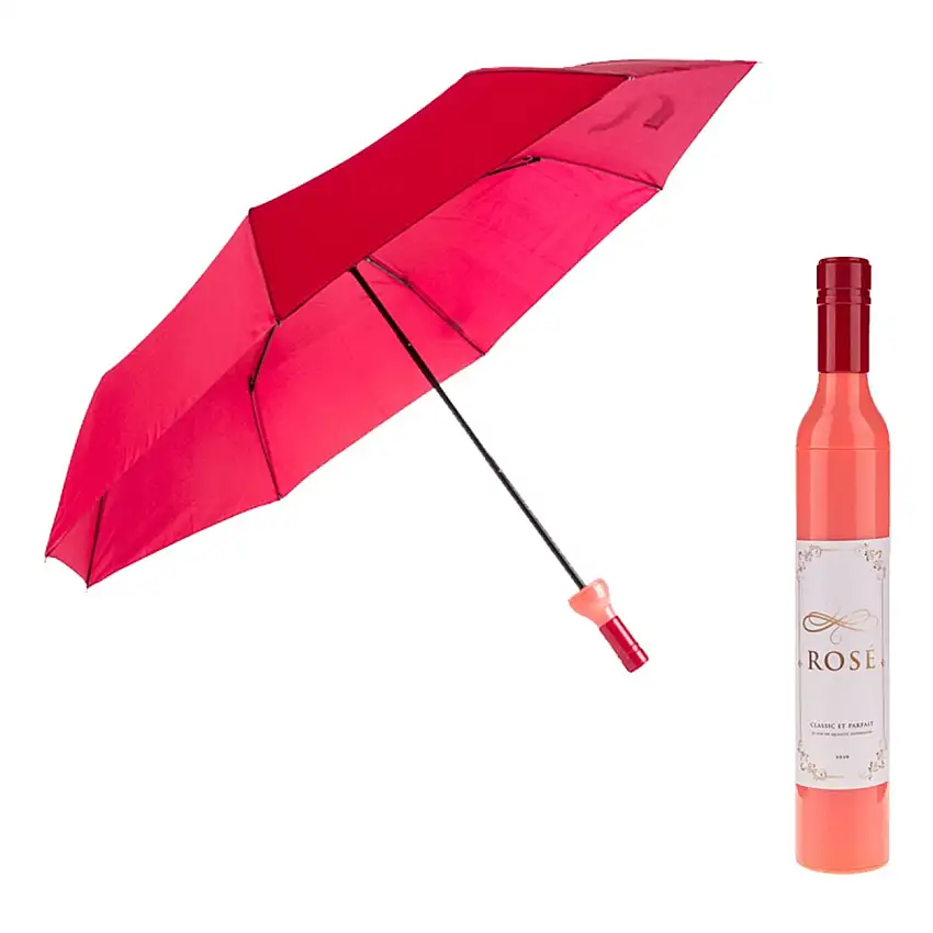 Paraply Rosévinsflaska