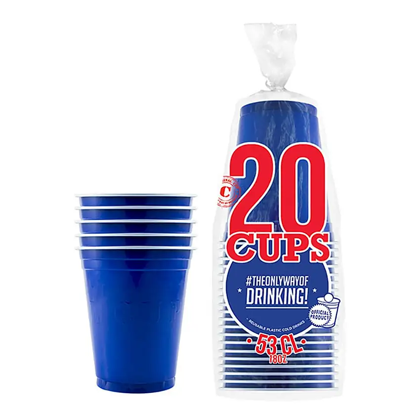 Party Cups Marinblå