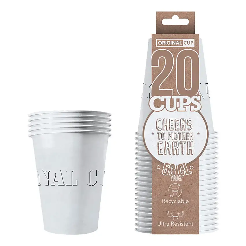 Party Cups Papper Vit