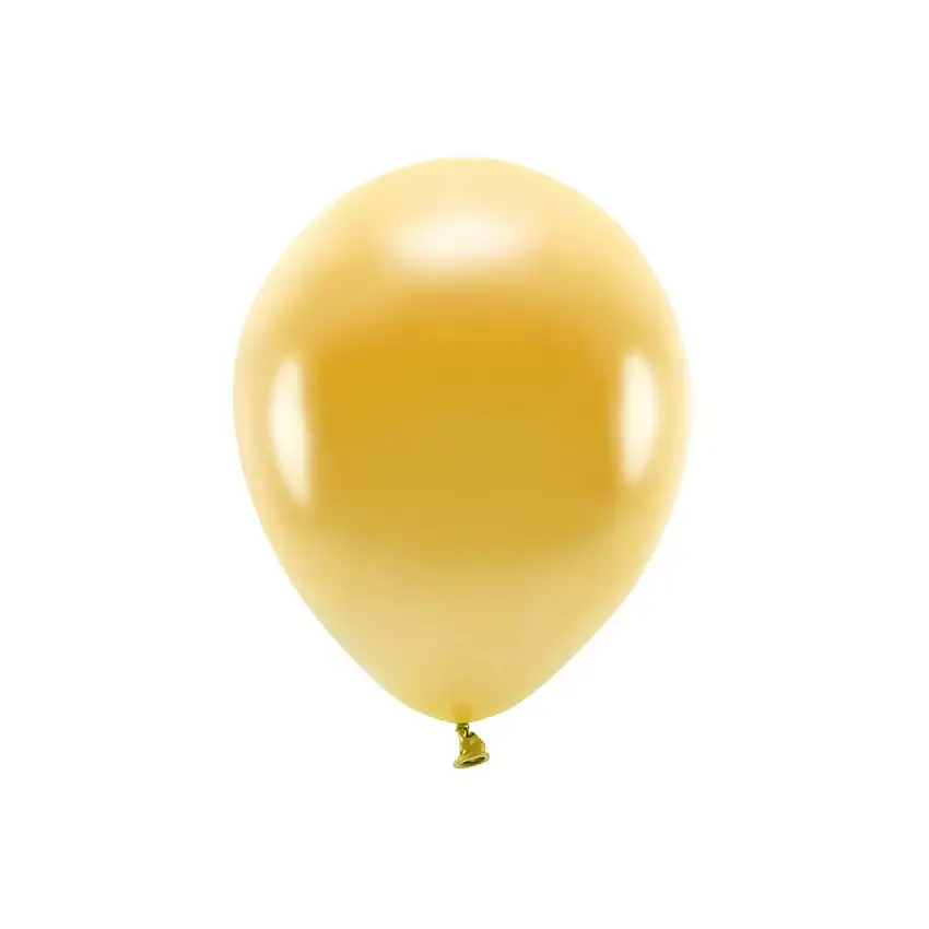 Basic Metallic Latexballonger Guld