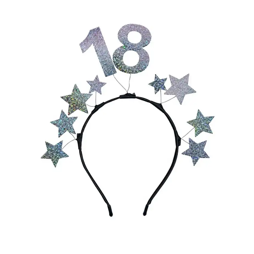 18 År Stjärna Hårband