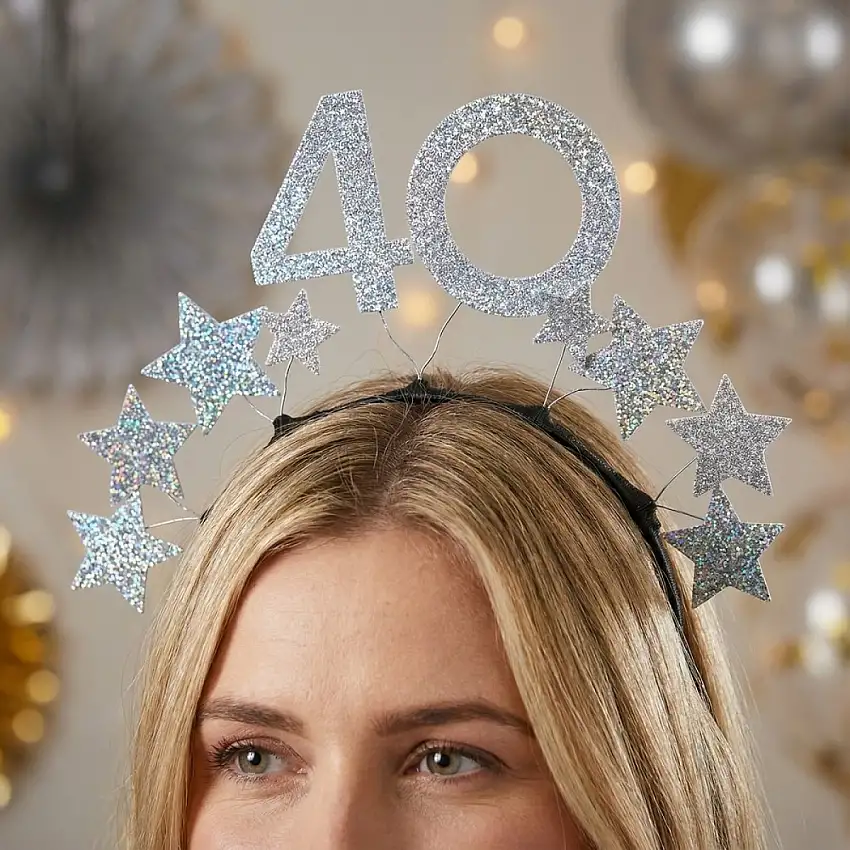 40 År Stjärna Hårband