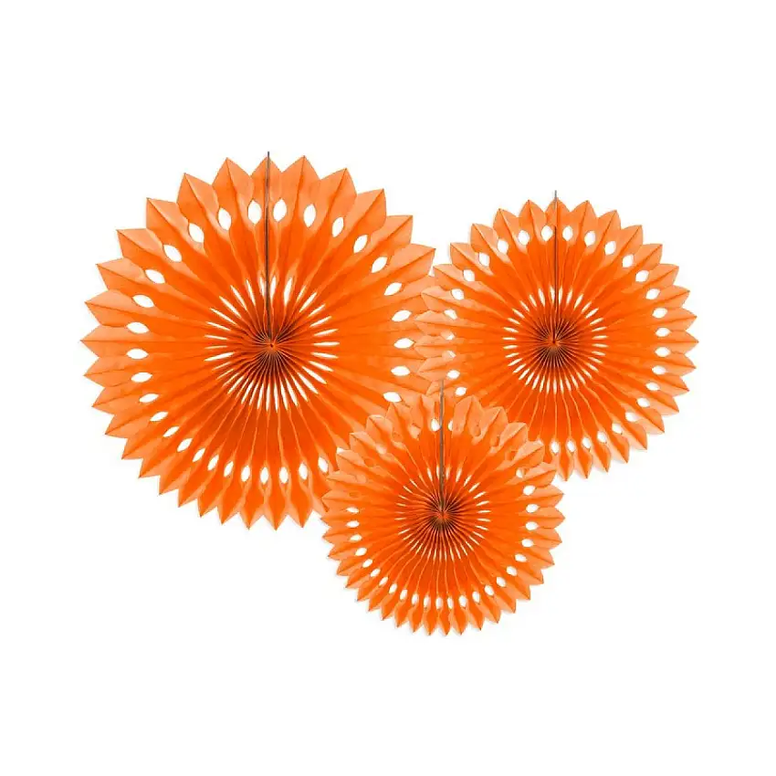 Pappersfjädrar Orange