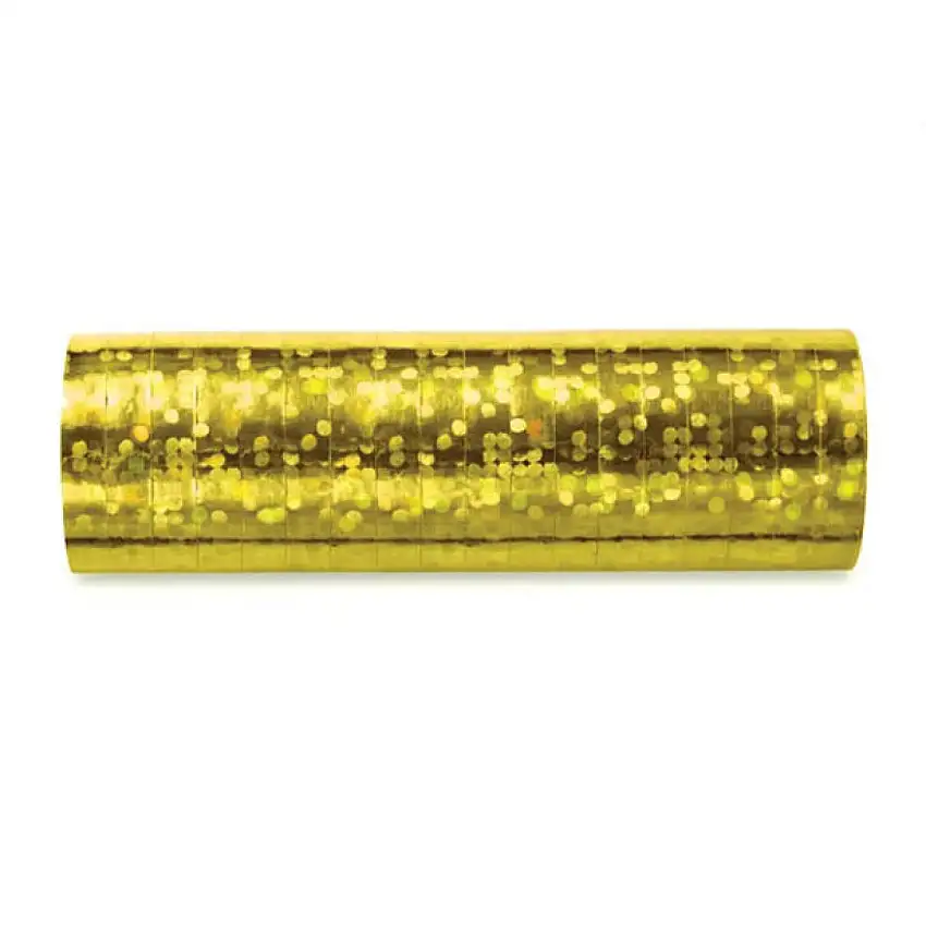Holografiska Serpentiner Guld