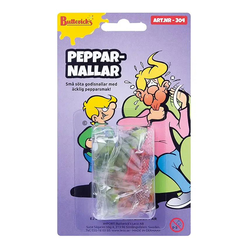 Butterick's Pepparnallar Skämtgodis