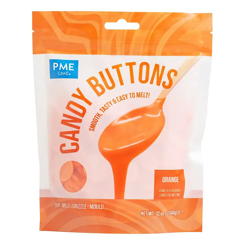 PME Candy Buttons Orange