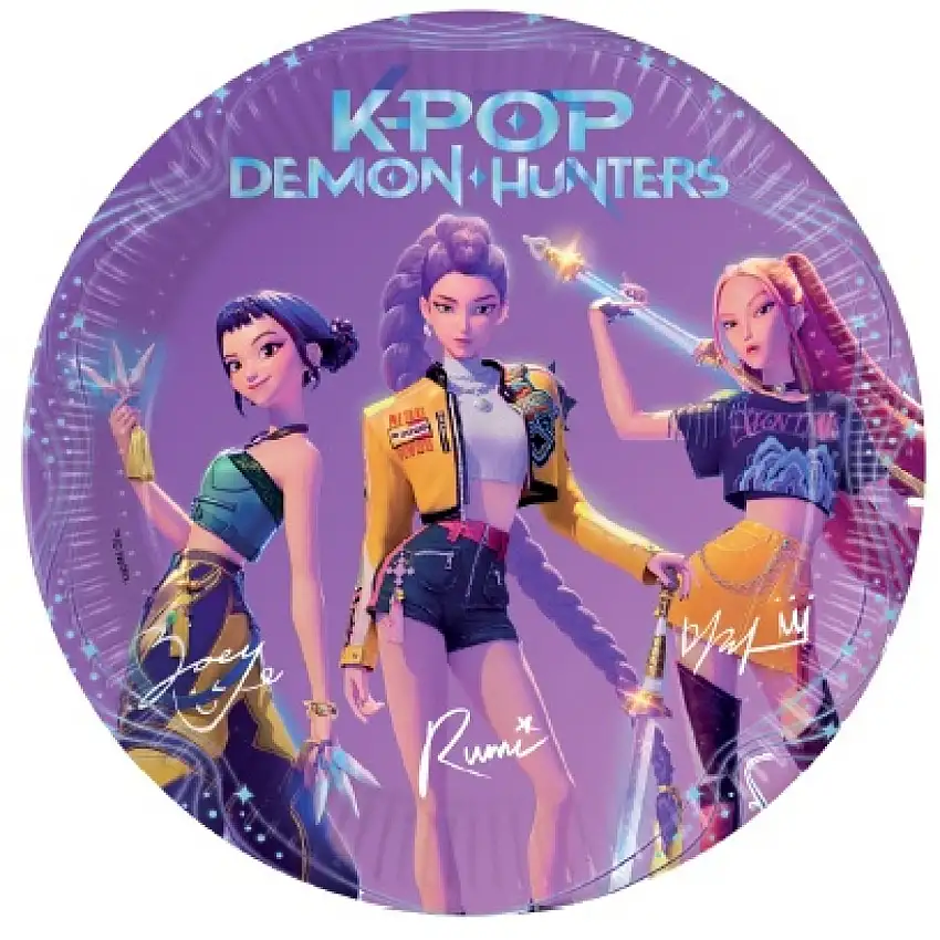 K-POP Demon Hunters® Papperstallrikar Lila