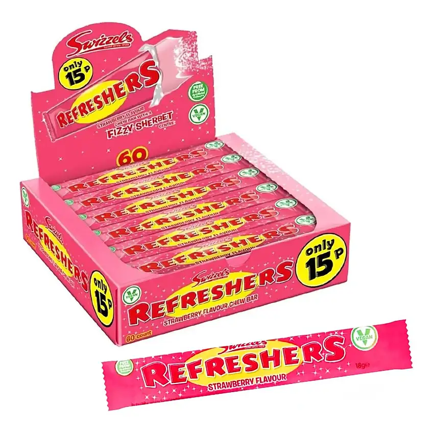 Refreshers Jordgubb Storpack