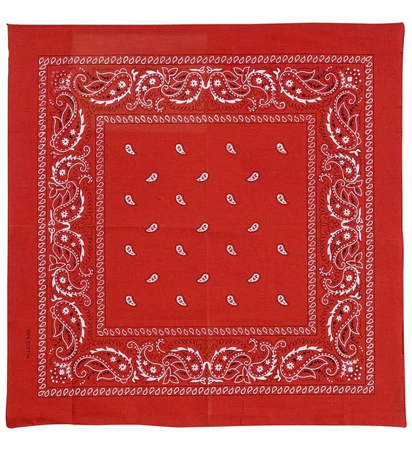 Röd Cowboybandana