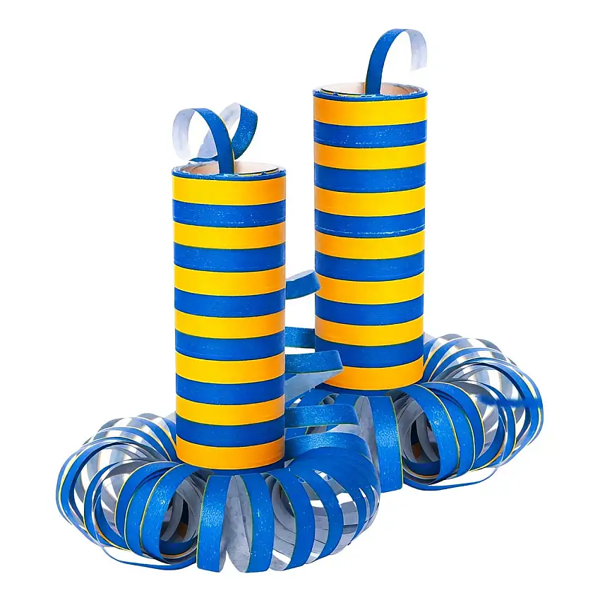 Serpentiner Blå/Gul
