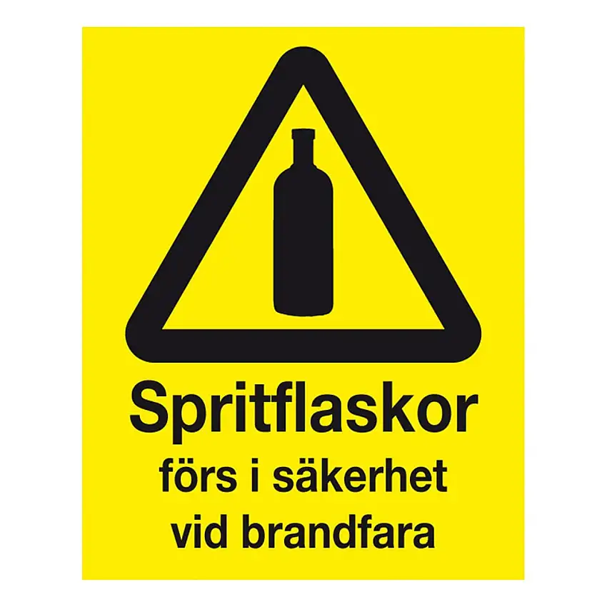 Klistermärke Spritflaskor