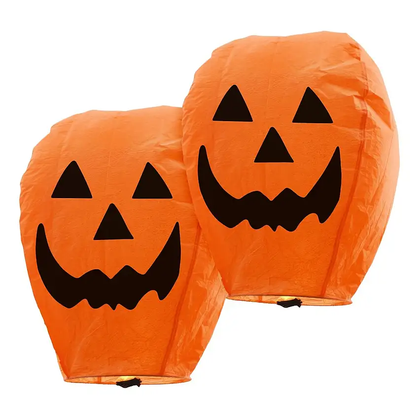 Svävande Rislyktor Halloween