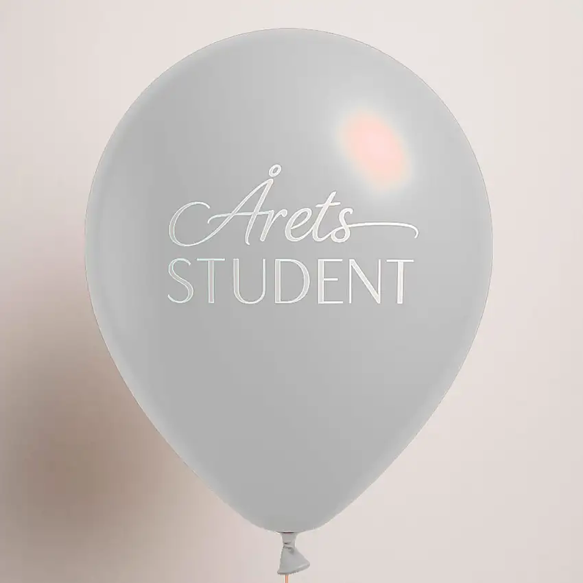 Årets Student Ballonger Grå