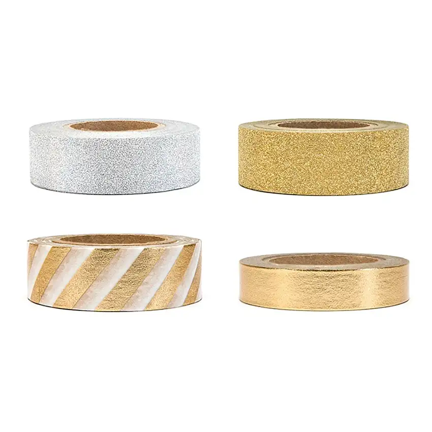 Tejp Guld/Silver Mix